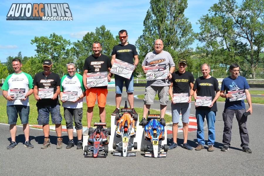 4ème cf piste 1/5 élite touring, formule france et f1 à ampuis club amca les 15 et 16 juin 2019