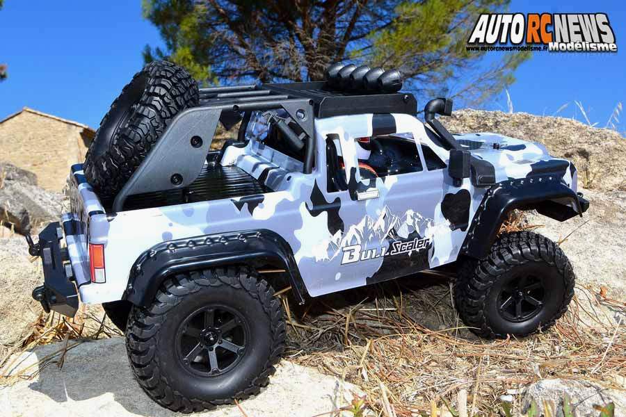 essai voiture blackbull bull scaler 1/10 brushed rtr 4wd réf : 94706pro by avio et tiger