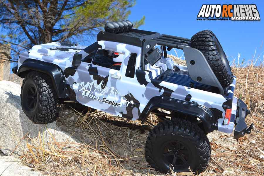 essai voiture blackbull bull scaler 1/10 brushed rtr 4wd réf : 94706pro by avio et tiger