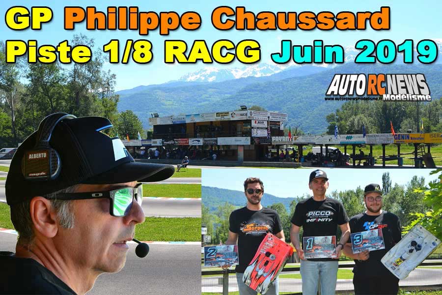 grand prix philippe chaussard piste 1/8ème thermique à grenoble au racg les 1er et 2 juin 2019