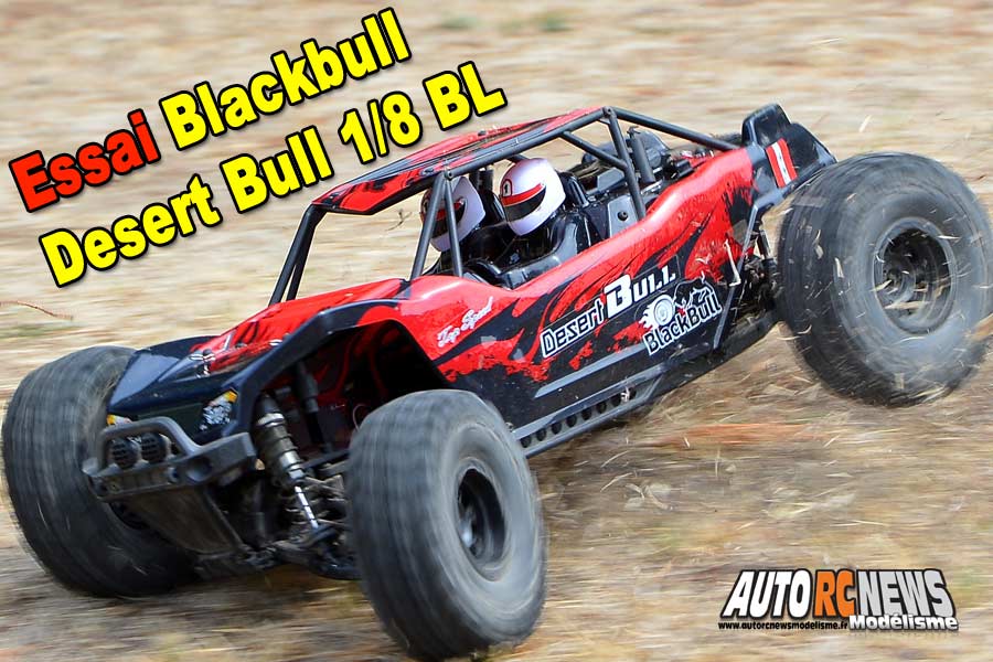 essai voiture blackbull desert bull 1/8 brushless rtr 4wd réf : 94991pro by avio et tiger