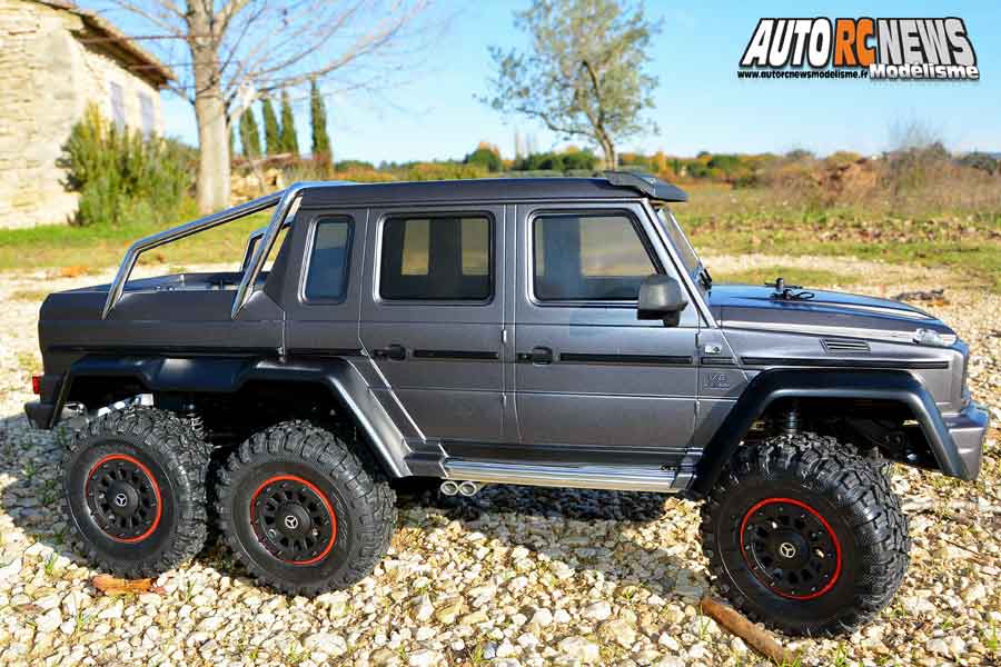 essai traxxas trx-6 crawler 1/10 rtr électrique réf : 88096-4 mercedes benz classe g 63 amg