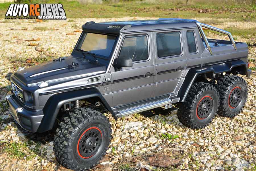 essai traxxas trx-6 crawler 1/10 rtr électrique réf : 88096-4 mercedes benz classe g 63 amg