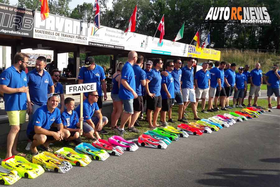 championnats d'europe piste 1/8 thermique 4 x 4 à grenoble au club racg du 1er au 6 juillet 2019