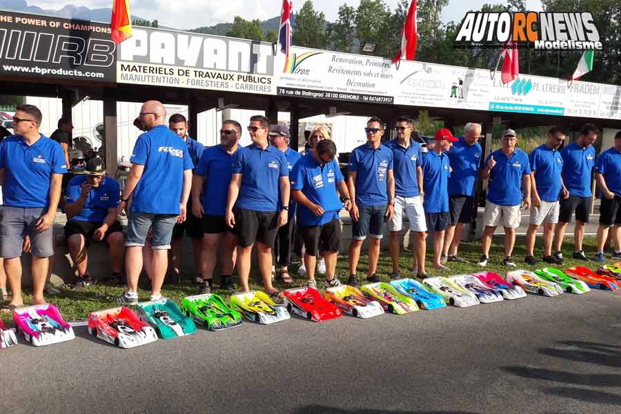 championnats d'europe piste 1/8 thermique 4 x 4 à grenoble au club racg du 1er au 6 juillet 2019