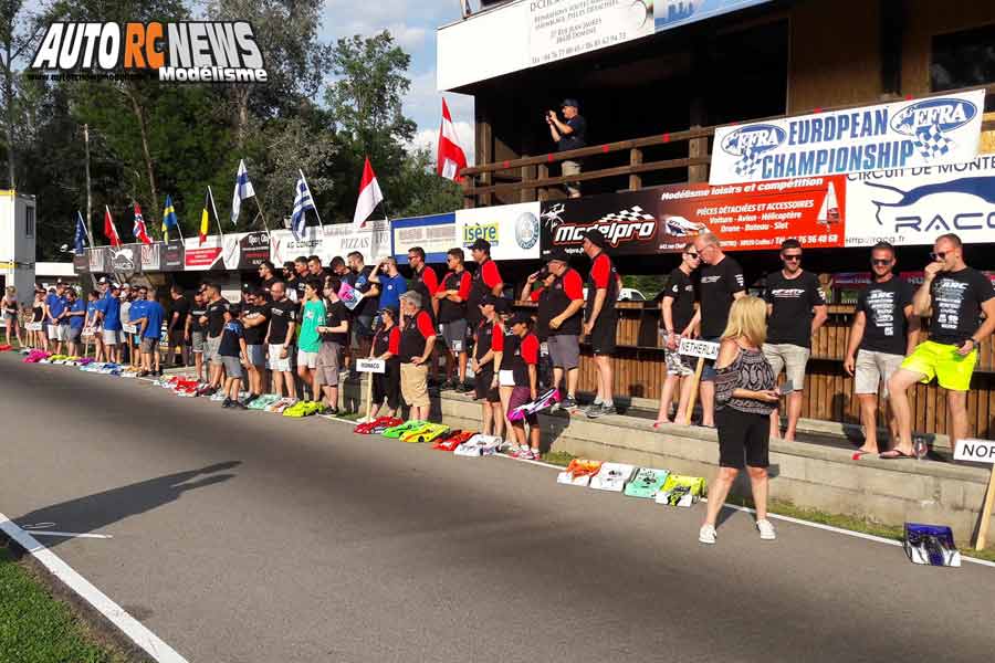 championnats d'europe piste 1/8 thermique 4 x 4 à grenoble au club racg du 1er au 6 juillet 2019