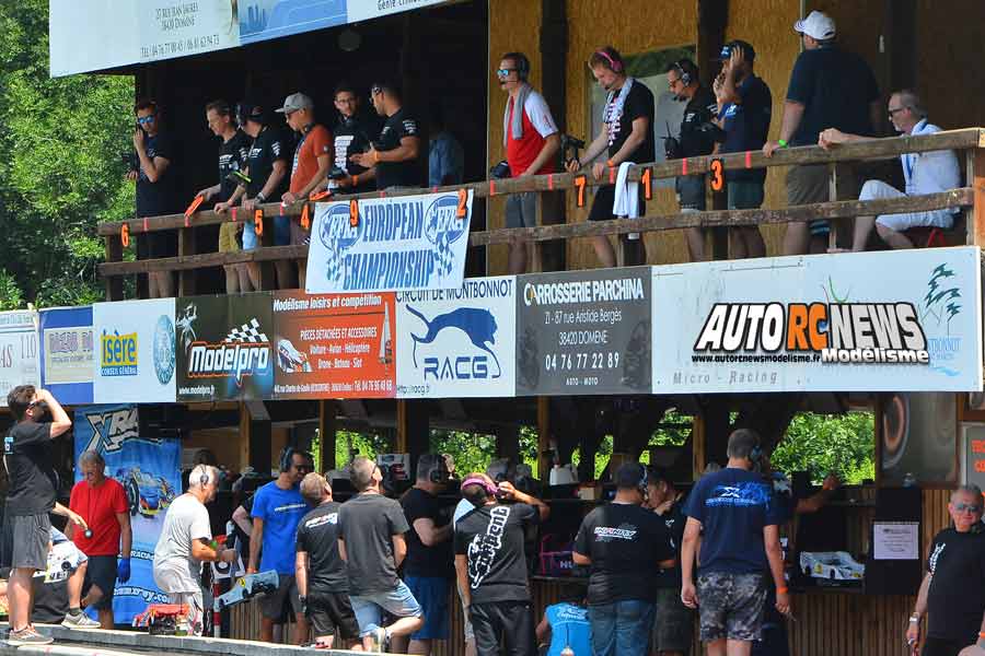 championnats d'europe piste 1/8 thermique 4 x 4 à grenoble au club racg du 1er au 6 juillet 2019