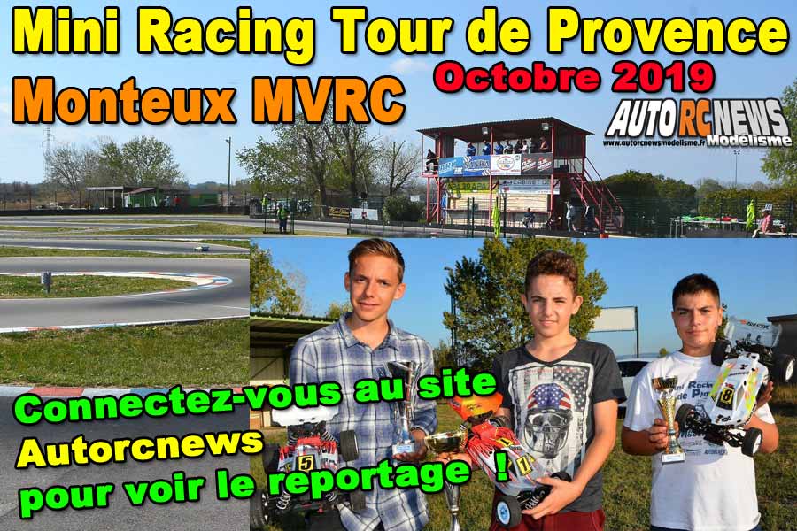 challenge mini racing tour de provence à monteux au club mvrc le 13 octobre 2019