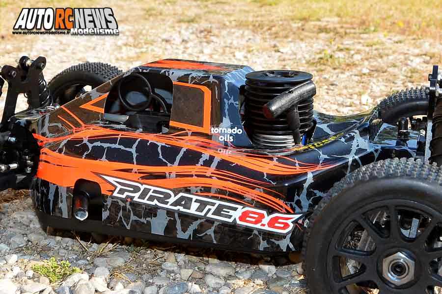 essai t2m pirate 8.6 rtr 1/8 4wd thermique version 2019 réf : t4794or et t4794bu by t2m à faulquemont
