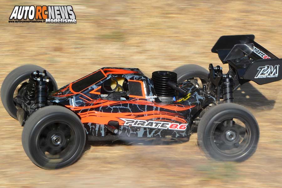 essai t2m pirate 8.6 rtr 1/8 4wd thermique version 2019 réf : t4794or et t4794bu by t2m à faulquemont
