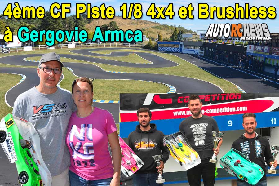 reportage 4ème cf piste 4 x 4 national et brushless à gergovie club armca les 8 et 9 juin 2019