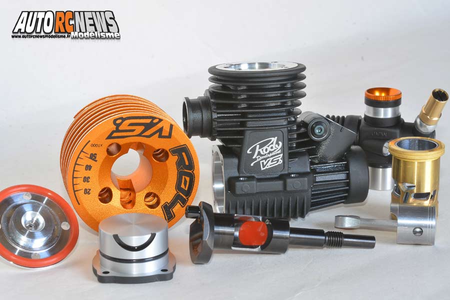 new moteur thermique vs racing vsr04 on road 3,5 cm3 avec nouveau vilebrequin par victosport et world champion product.