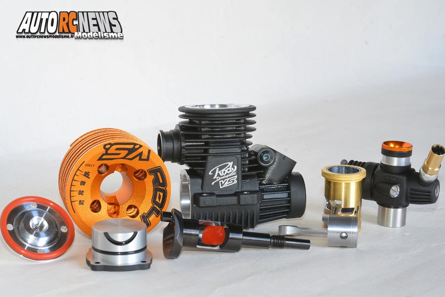 new moteur thermique vs racing vsr04 on road 3,5 cm3 avec nouveau vilebrequin par victosport et world champion product.