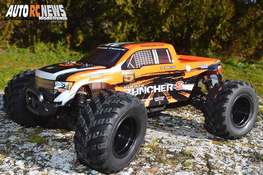 VOITURE RADIOCOMMANDEE PIRATE PUNCHER T4922 T2M RACING TRUCK 1