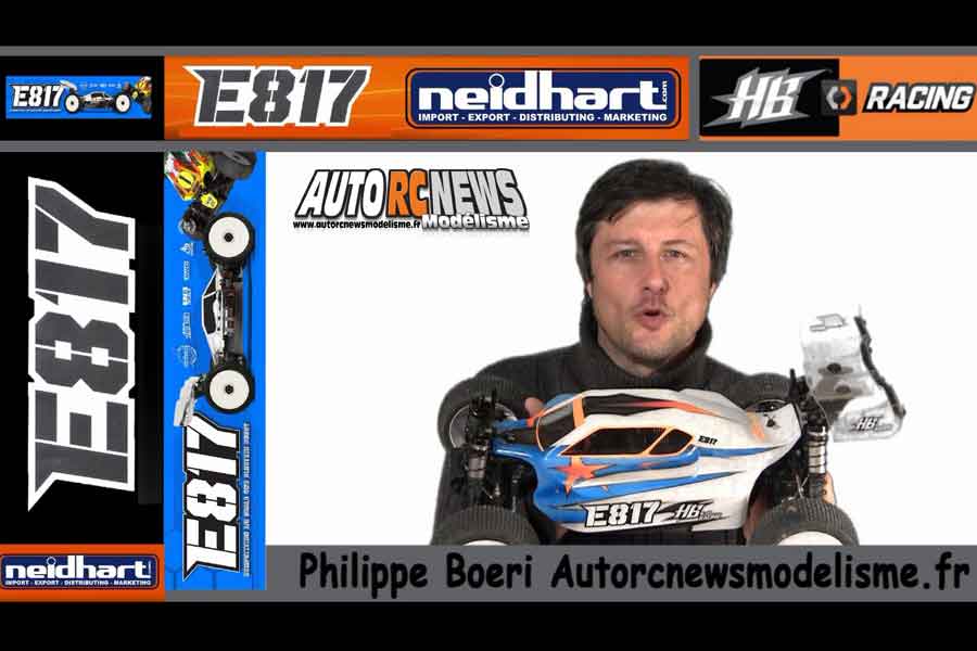 vidéo de présentation unboxing du hb racing e817 v2 tt 1/8 brushless réf : 204271